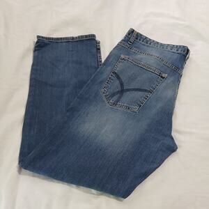 Calvin Klein Jeans Men's 36x 30 Relaxed Straight medium wash Great Condition